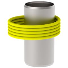 Product Image of an equipotential bonding pipe from the series Equipotential bonding pipe.