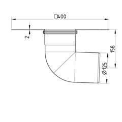 Line drawing of a lower part from the series Lower part-bitumen.