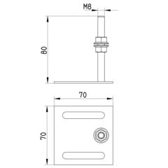 Line drawing of an other product from the series Tools-installation-drain.